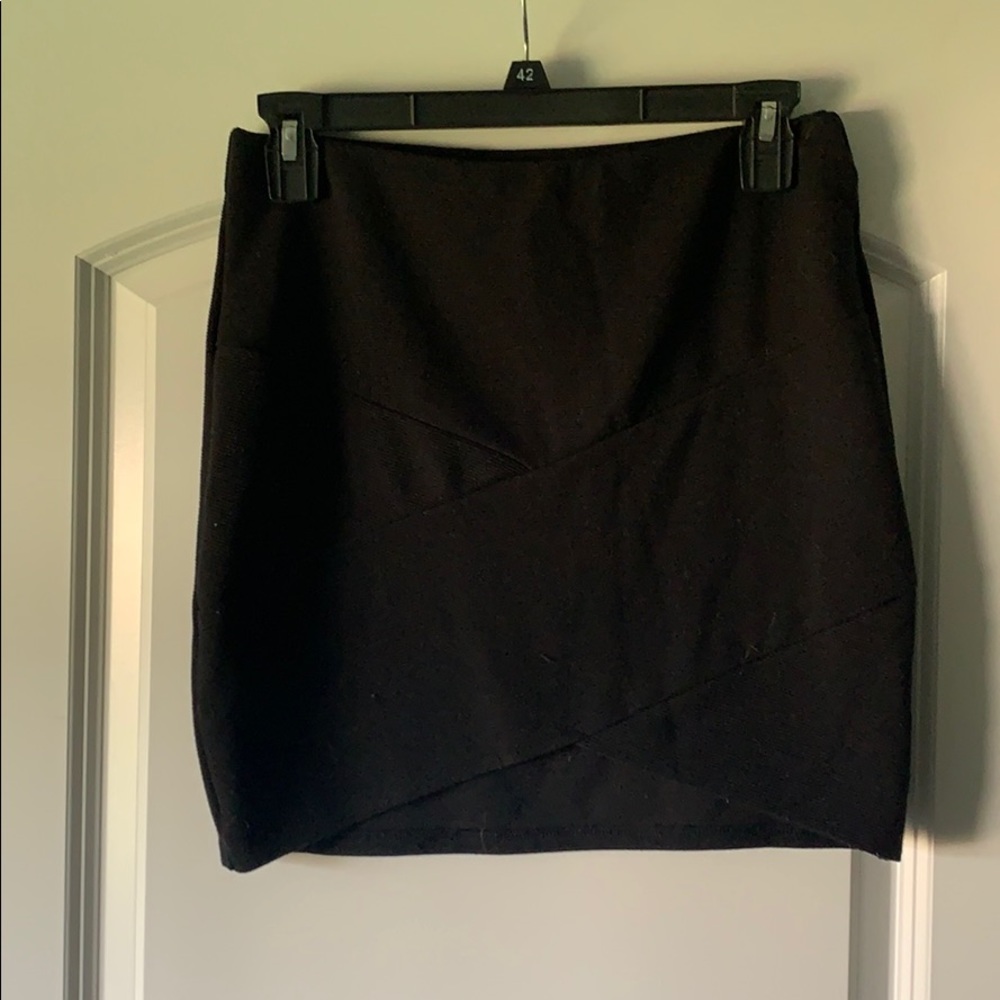 Black pencil skirt